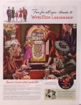 Wurlitzer ad "Fun For All Ages - Thanks to Wurlitzer Leadership" 