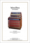 Technische Merklätter Wurlitzer 3400 