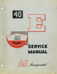 Service Manual AMI E-40 