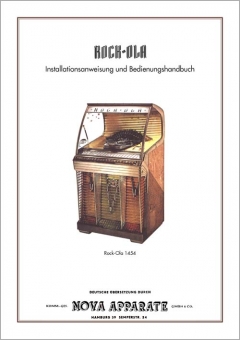 Bedienungs-Handbuch Rock-Ola 1454 