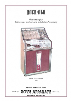 Bedienungs-Handbuch Rock-Ola 1493, German 