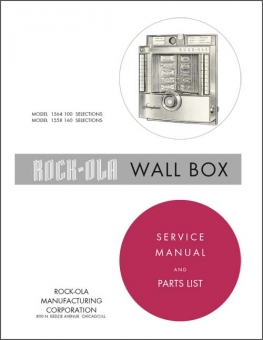 Service Manual wallboxes 1558, 1564 