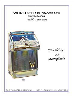 Service Manual Wurlitzer 2304 