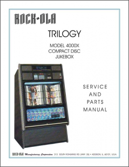Service Manual Rock-Ola 4000X 