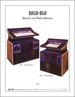 Service Manual Rock-Ola 453 und 454 