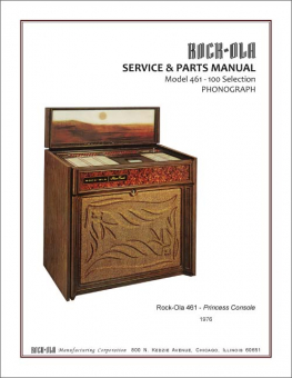 Service Manual Rock-Ola 461 