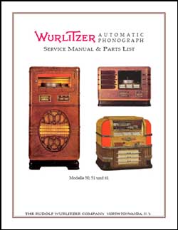 Service Manual Wurlitzer 50, 51, 61 