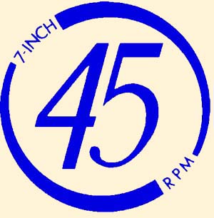 Decal "45 RPM" 