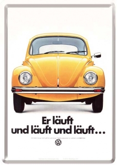 Postcard "VW - Er läuft und läuft und läuft ..." 