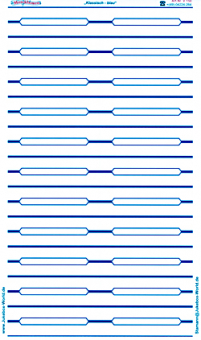 Titelstreifen "Klassisch blau" 