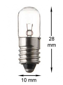 E10 Lampe 24V/1,2W 