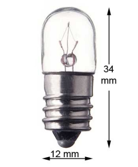 E12 miniature screw 110V/3W 