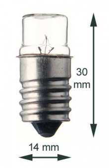 E14 miniature screw 30V/1.5W 