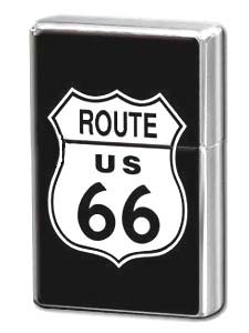 Petrol lighter "Route 66" logo" 