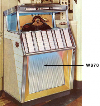 Grill screen Wurlitzer 2250 