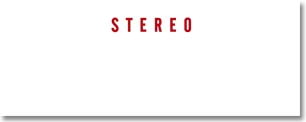 Kategorieschild "Stereo" 
