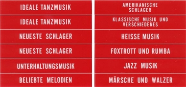 Klassifikationsstreifen, rot, deutsch 