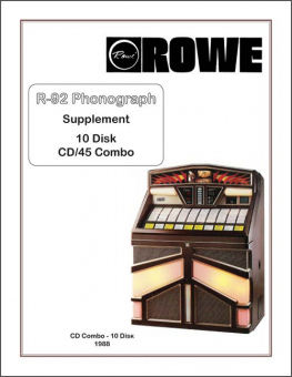 Supplement Rowe R-92 10 Disk/45 