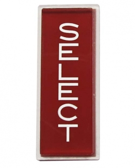 Instruction plastic "SELECT", red 