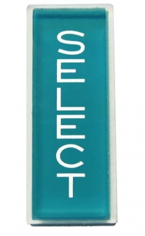 Instruction plastic "SELECT", turquoise 