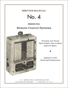 Service Manual No. 4 Seeburg Remote Control Systems 