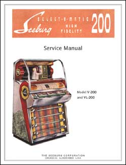 Service Manual Seeburg V200, VL200, englisch 
