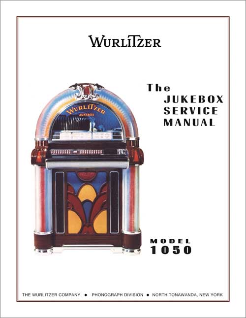 Service Manual Wurlitzer 1050 