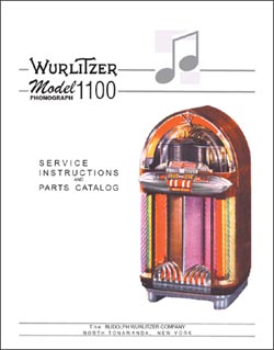 Service Manual Wurlitzer 1100 