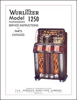 Service Manual Wurlitzer 1250 