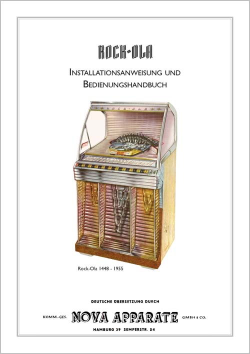 Bedienungs-Handbuch Rock-Ola 1448 