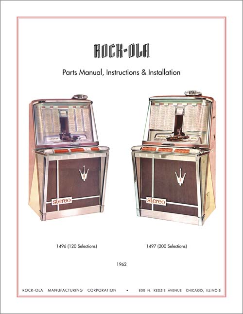 Service Manual Rock-Ola 1496 und 1497 