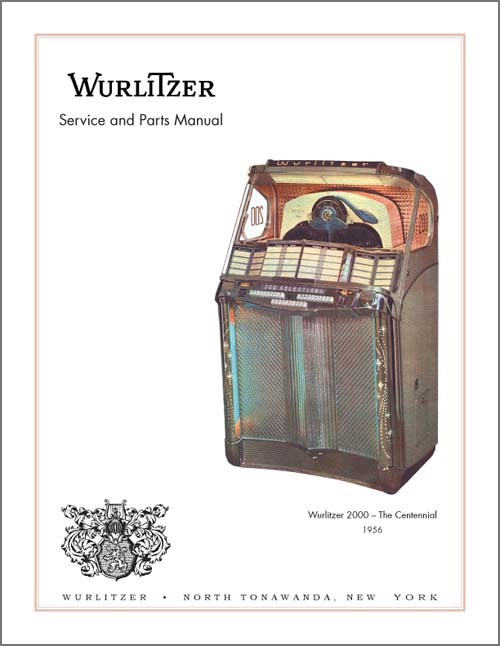 Service Manual Wurlitzer 2000 
