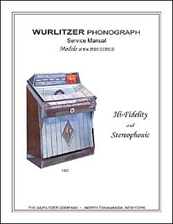 Service Manual Wurlitzer 2600 