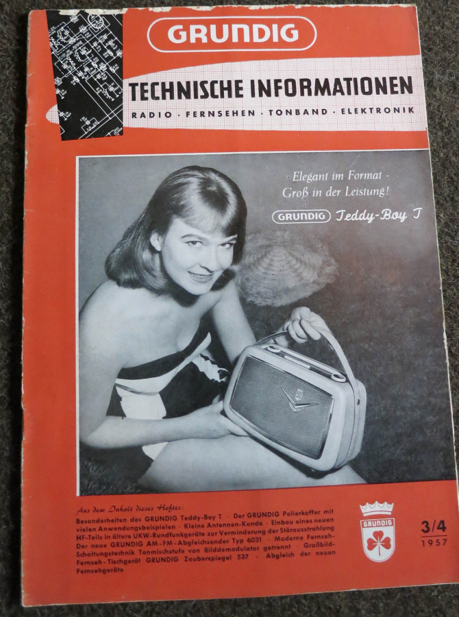 Grundig "Technische Informationen" 1957 