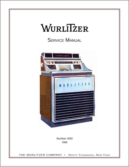 Service Manual Wurlitzer 3000 