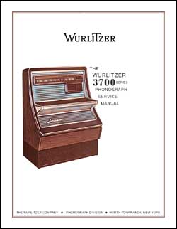 Service Manual Wurlitzer 3700 