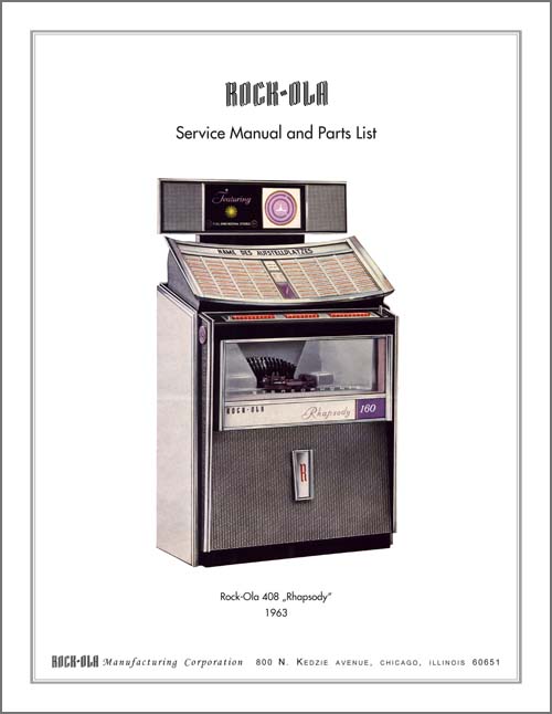 Service Manual Rock-Ola 408 