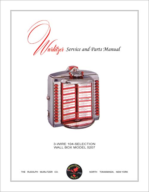 Service Manual Wurlitzer 5207 
