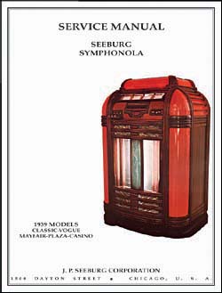 Service Manual Seeburg Symphonola 1939 