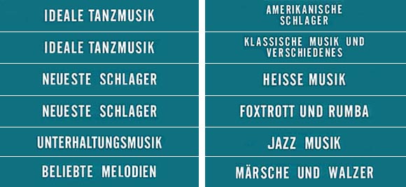 Classification set, turquoise, German 