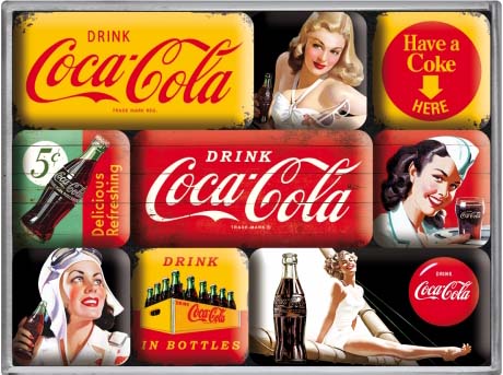 Magnet-Set "Coca-Cola" 