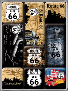 Magnet-Set "Route 66" 