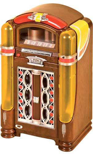 Miniature jukebox Wurlitzer 800 