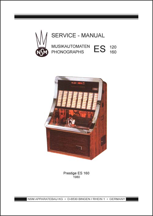 Service Manual Prestige ES160 / ES II 