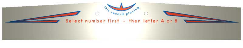 Mirror glass "Select number first" 