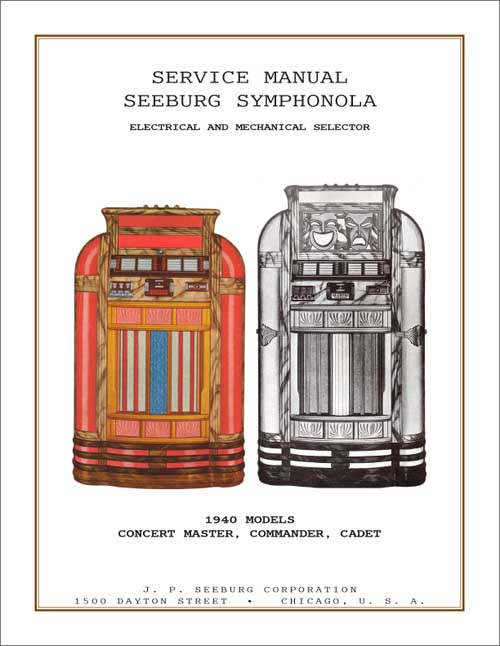 Service Manual Seeburg Symphonola 1940 