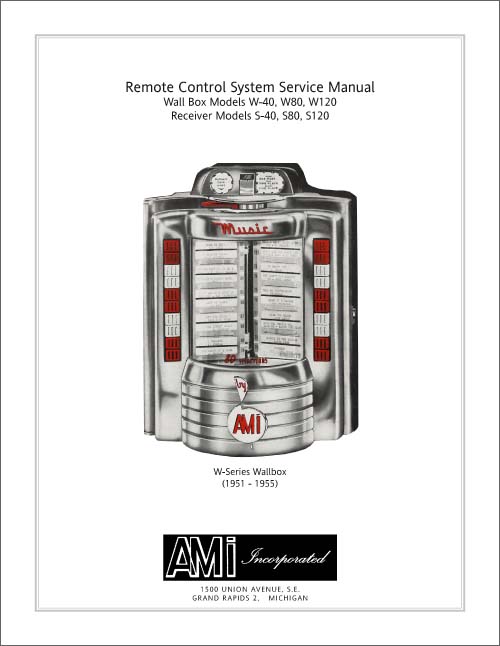 Service Manual AMI W-Serie 