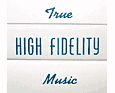 Aufkleber "True High Fidelity Music" 
