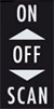 Decal "ON-OFF-SCAN" 