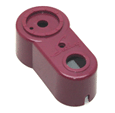 Remote volume control housing, cherry red 